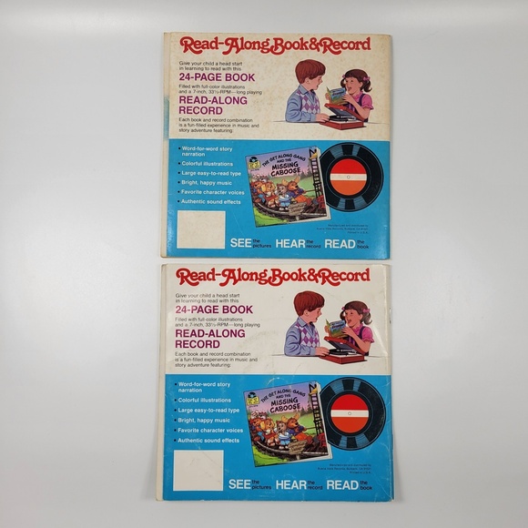 The Get Along Gang New Neighbor Big Bully Read Along Book & Vinyl Record‎ - Picture 2 of 9